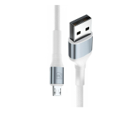 3mk Hyper Cable N-SERIES A to Micro 1m QC 3.0 5V/2.4A 12W White - 1507924 - zdjęcie 1